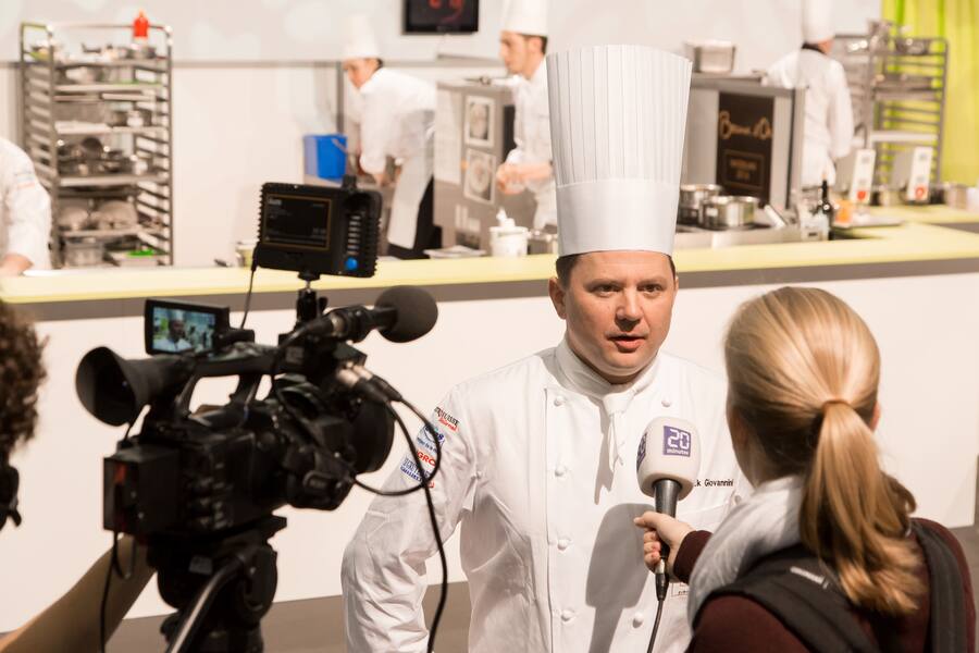 Franck Giovannini cuisinier de l'année 2018
