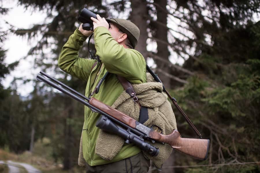 Bruno Kernen auf der Jagd am Samstag, 6. Oktober 2018 in Schoenried.