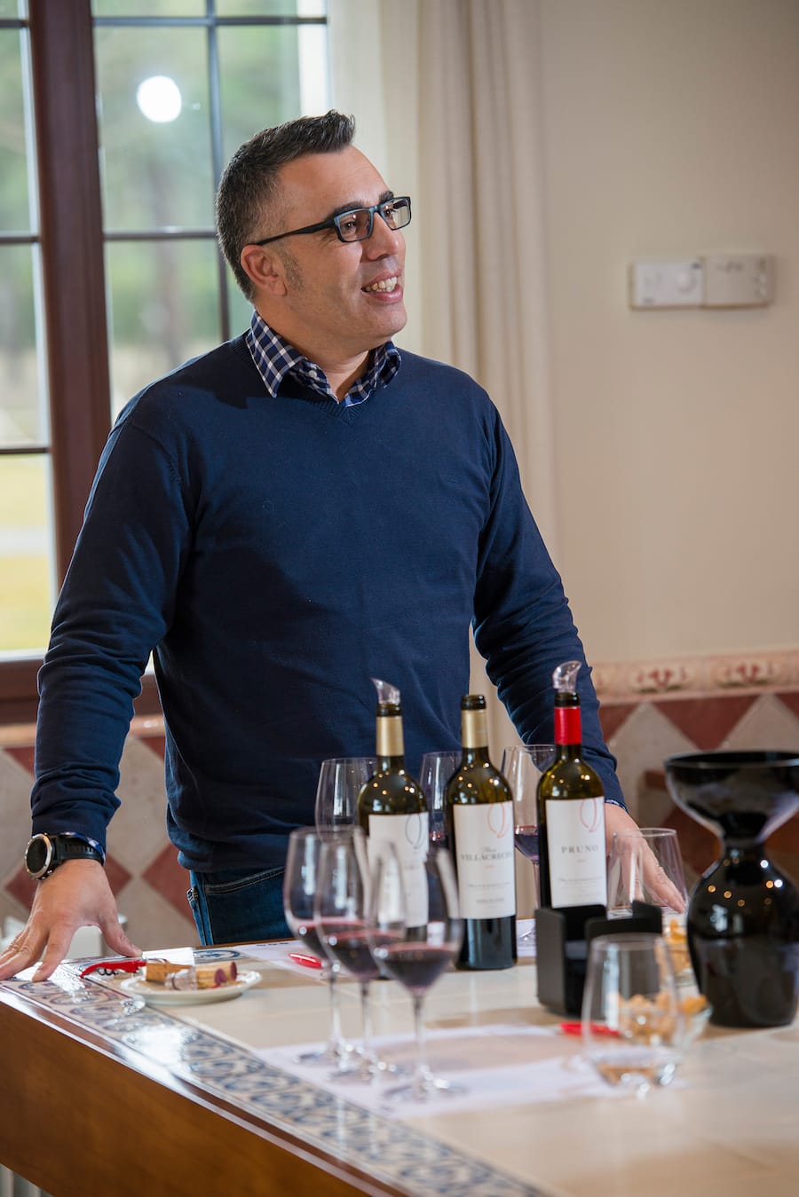 Degustation mit Lluis Laso, Winemaker, technischer Direktor der Finca