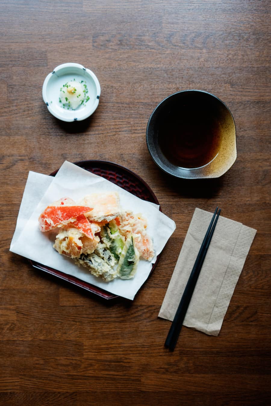 Restaurant Ooki in Zürich mit Gemüse tempura