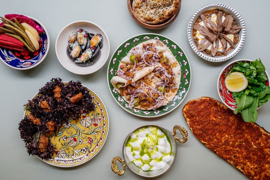 Gerichte im Restaurant Gül in Zürich