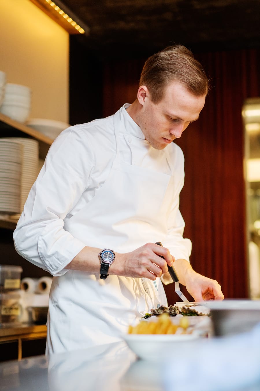 Küchenchef David Heimer im Restaurant Wermut in Zürich
