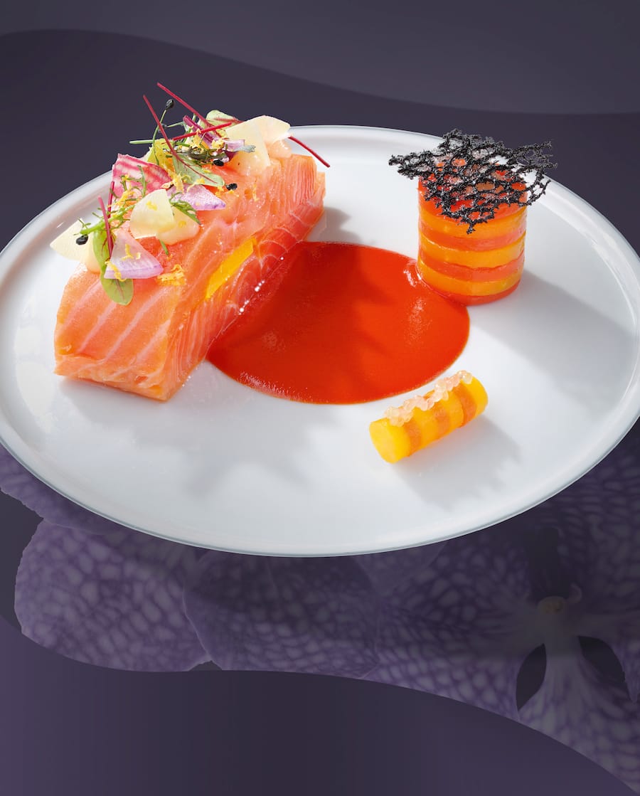 Saumon confit Michel Roth