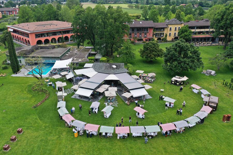 Big Bottle Party im Castello del Sole in Ascona