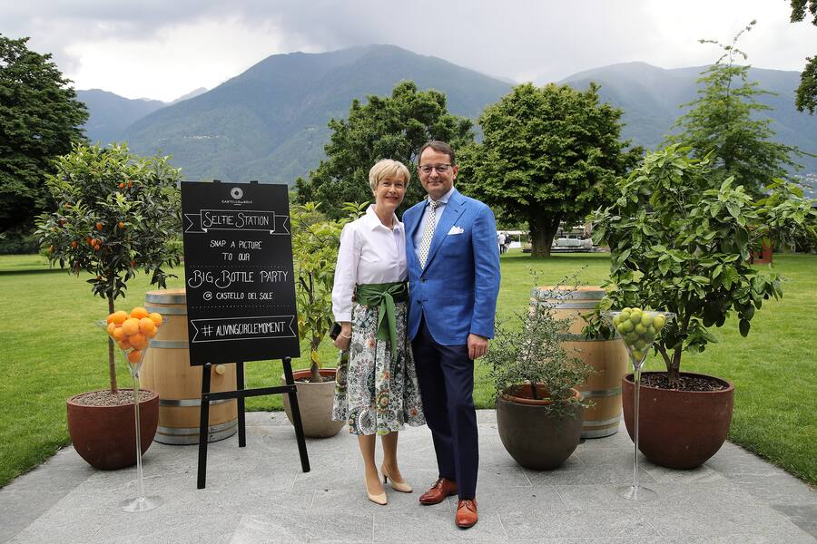 Big Bottle Party im Castello del Sole in Ascona