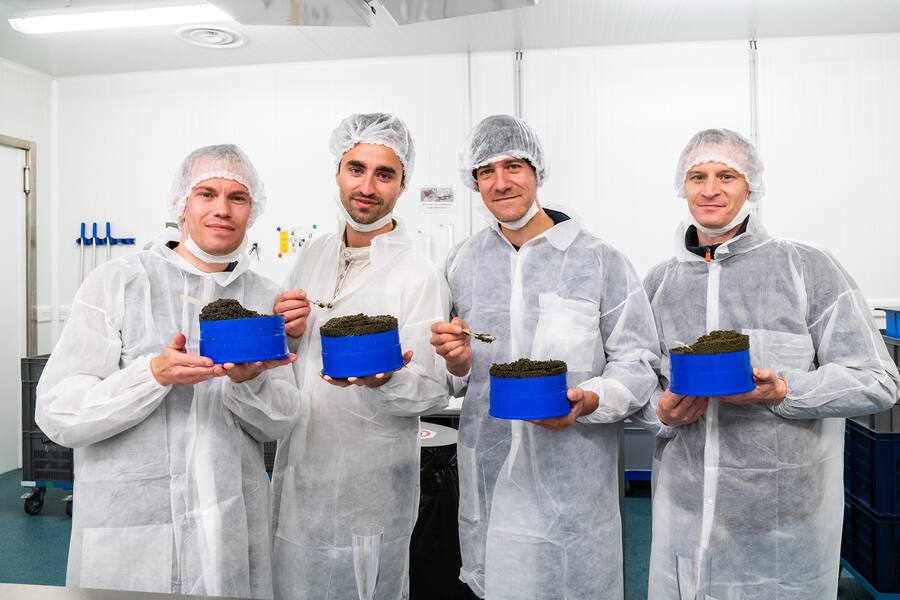 Kaviari Paris mit Silvio Germann Marcel Skibba Patrick Mahler und Ollie Schuiling