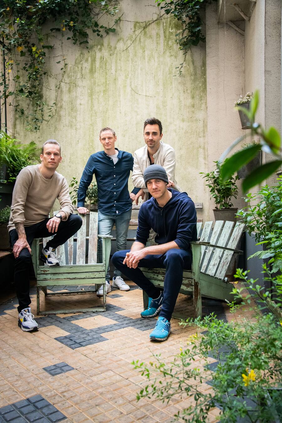 Kaviari Paris mit Silvio Germann Marcel Skibba Patrick Mahler und Ollie Schuiling