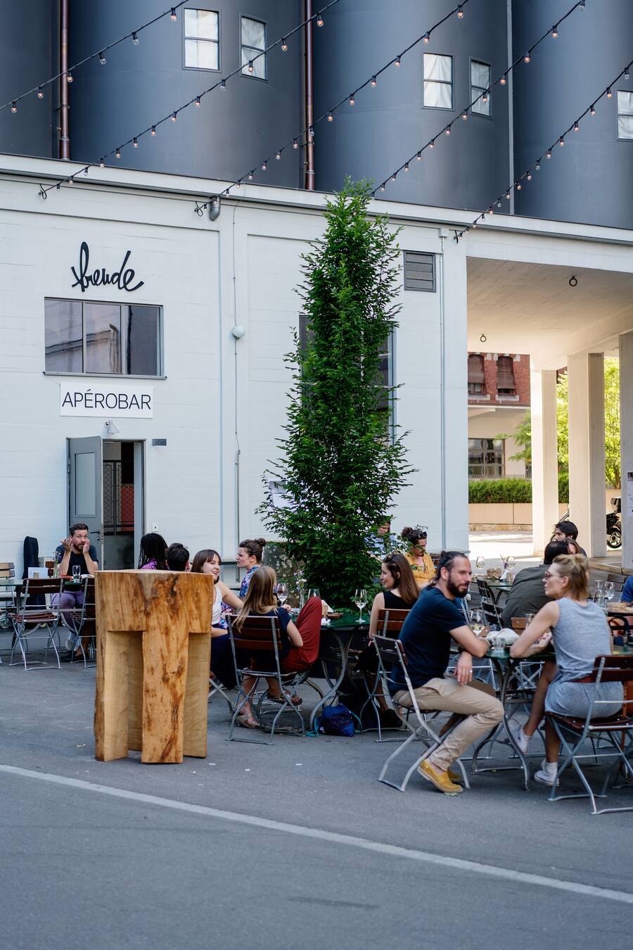 Freude Pop-up im Silosilo von Mauro Bessler und Gregor Betschon