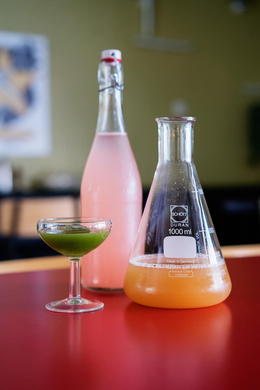 Getränkebegleitung von Jennifer Kiesslin im Pop-up «Brutal» im Restaurant «Coming soon» in Zürich an der Langstrasse