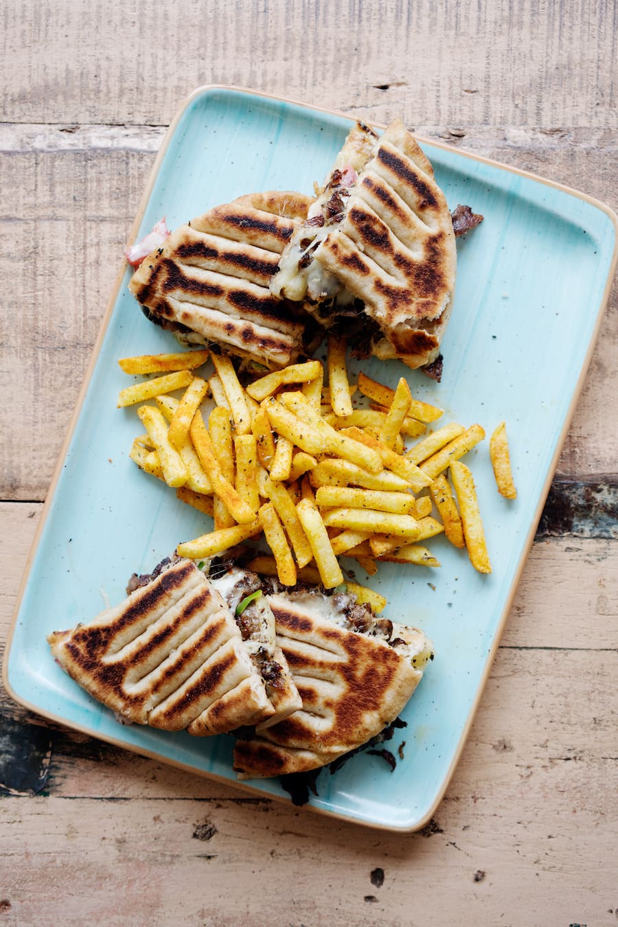 Gyros Pita als Gyros Club im griechischen Restaurant Oh my greek bei der Haltestelle Kalkbreite in Zürich