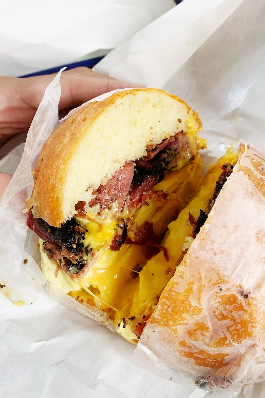 Frankel's Pastrami Egg Cheese