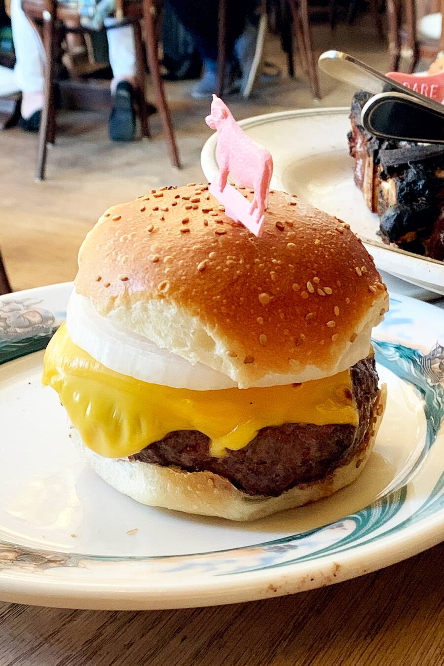 Peter Luger Cheeseburger in New York