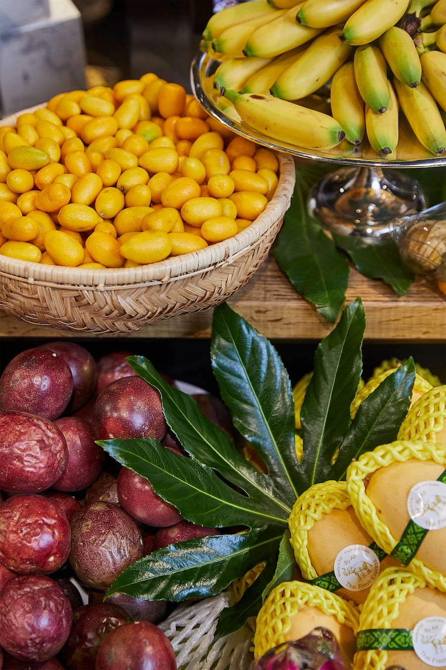 Exotische Früchte. Experteninterviews Globus, Bahnhofstrasse, Zürich, 31.10.2019. Foto Lucia Hunziker