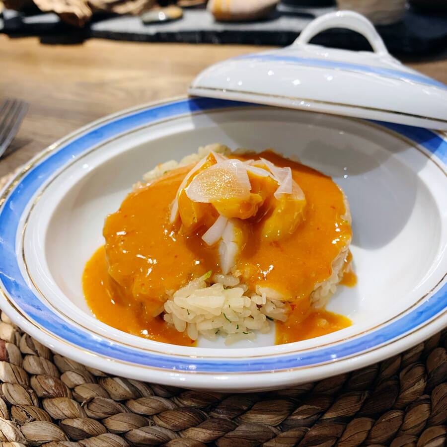 Shrimp Butter Rice at Baan Tepa in Bangkok