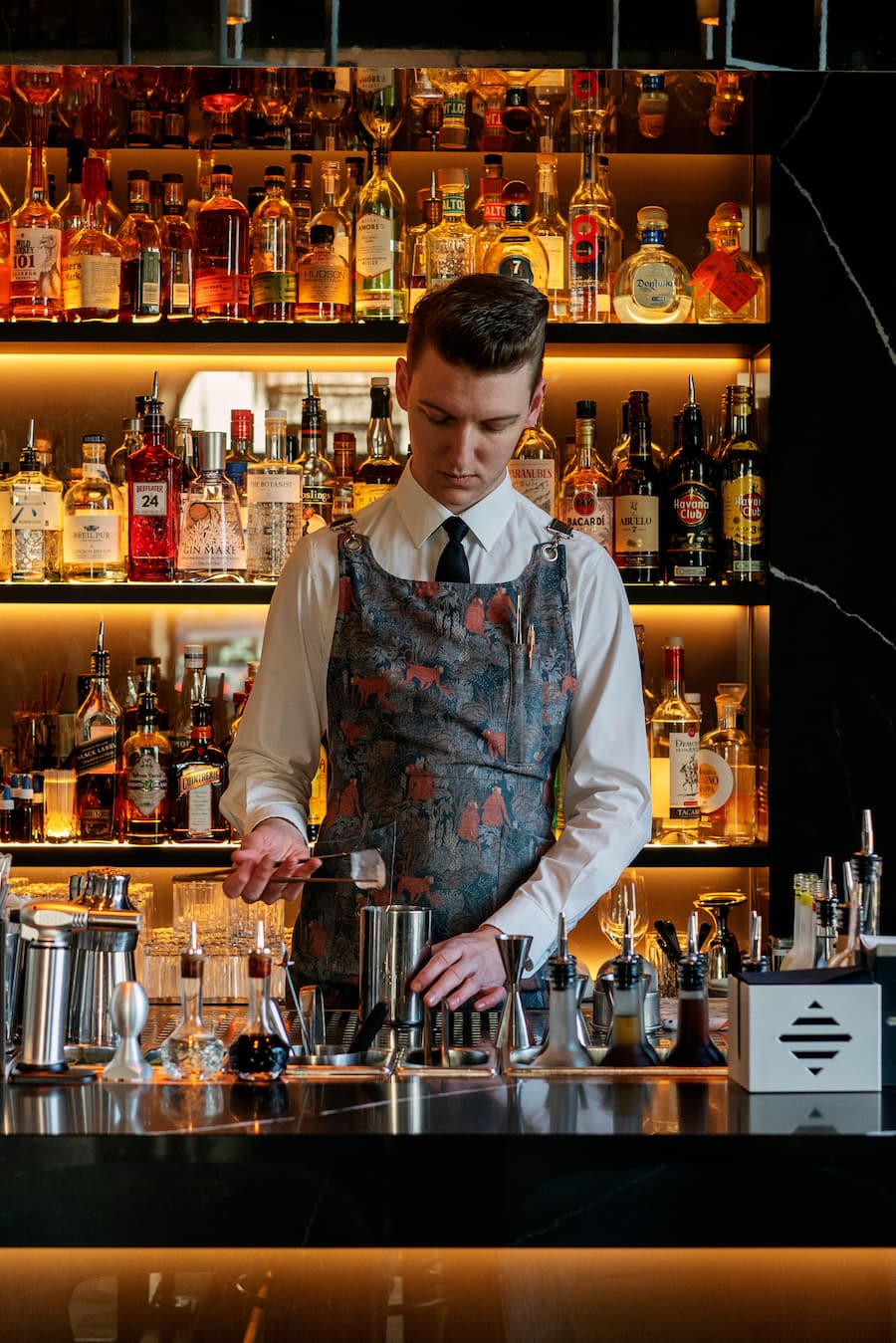 Bar am Wasser in Zürich von Dirk Hany