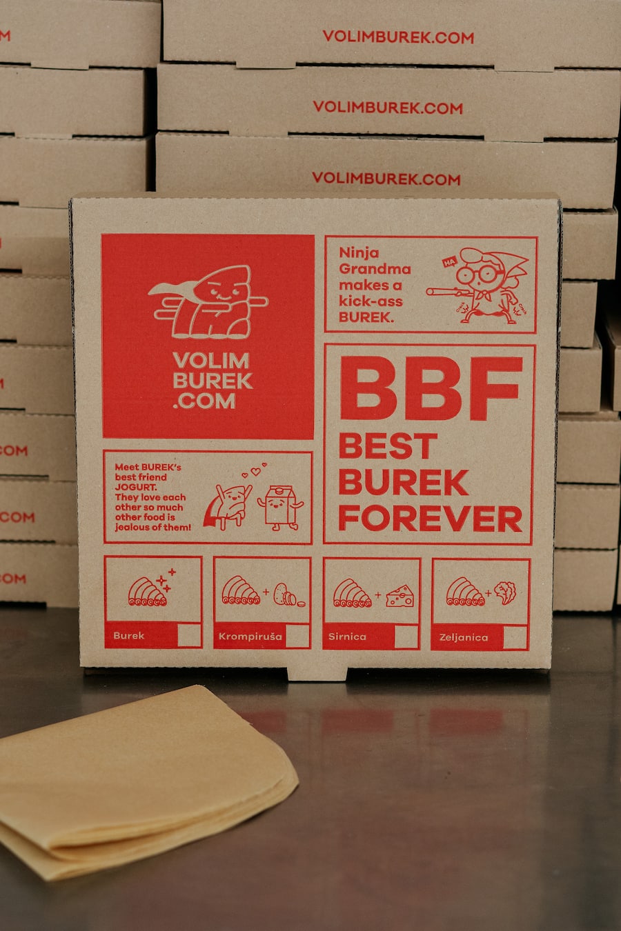 Der Lieferdienst Volim Burek in Zürich von Emir Durut und Davud Ibrahimović