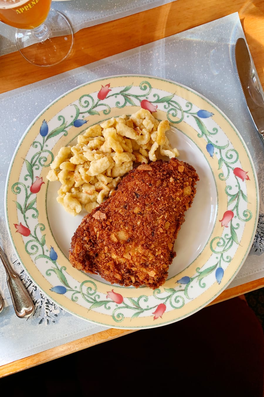Cordon bleu im Restaurant Obere Flühgasse in Zürich