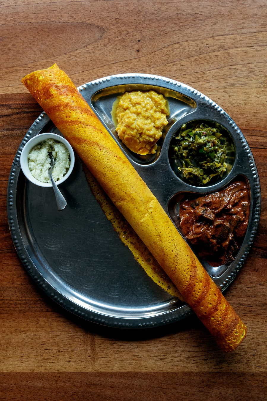 Masala Dosa im sri-lankischen Restaurant Friend's Corner in Zürich an der Josefstrasse