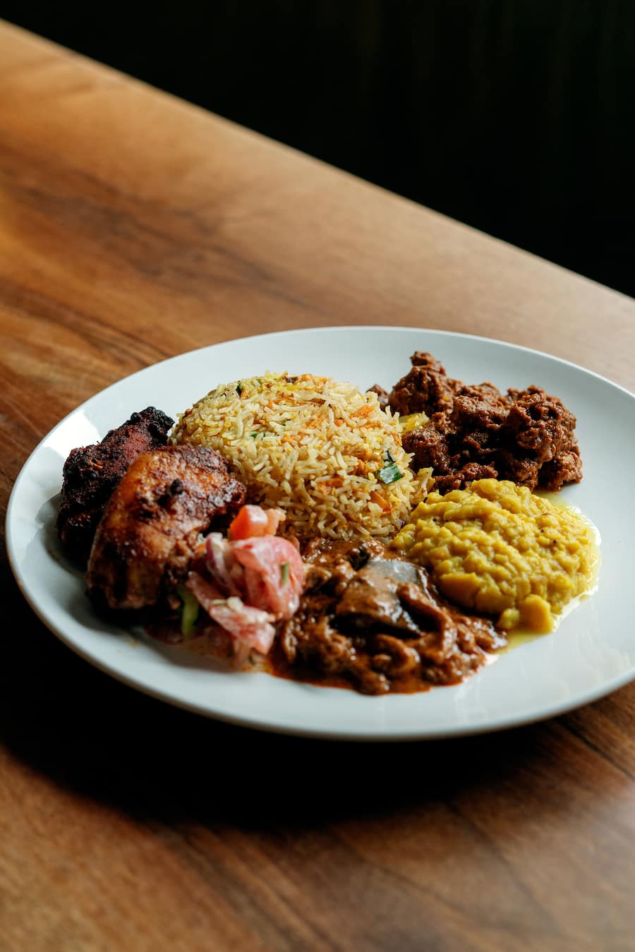 Biryani im sri-lankischen Restaurant Friend's Corner in Zürich an der Josefstrasse