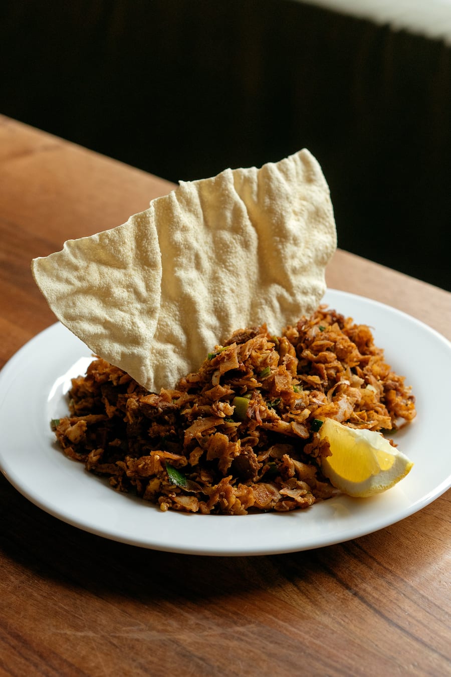 Kottu Rotti im sri-lankischen Restaurant Friend's Corner in Zürich an der Josefstrasse