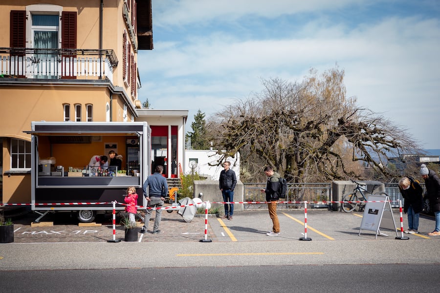 Foodtruck, Restaurant Brücke, Niedergösgen, Chefkoch Thomas Messerli - 26. März 2020 - Copyright Olivia Pulver