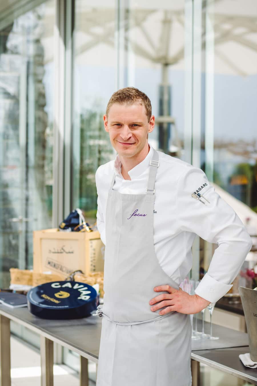 Patrick Mahler - Focus Caviar Lunch mit Patrick Mahler und Jürg Kappeler von Sense fof Delight, Importeur von Kaviari Paris - Restaurant Focus, Parkhotel Vitznau - Montag, 22.4.2019 - Copyright Olivia Pulver