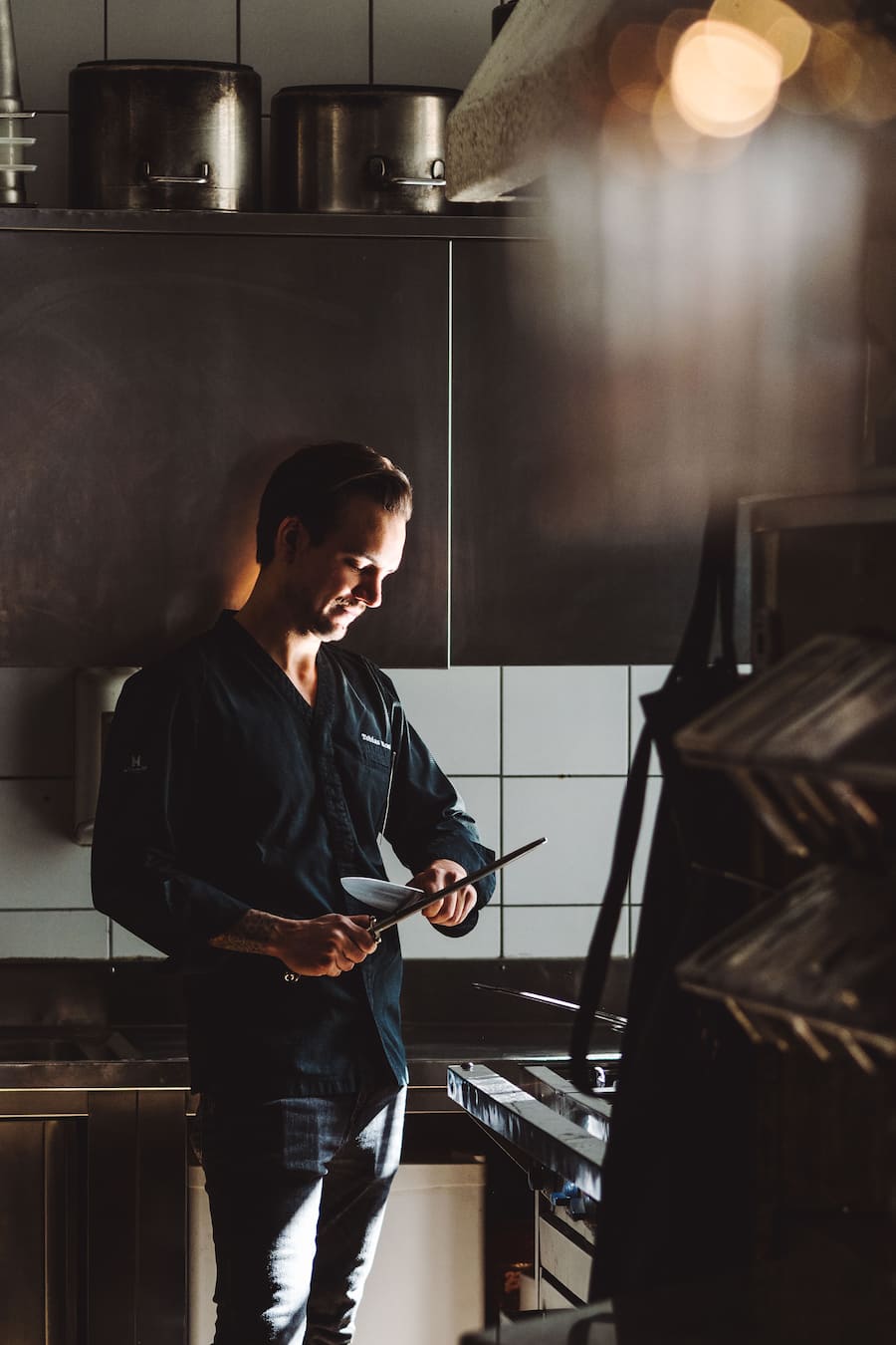 Tobias Hösli, Chefkoch, Marktküche Zürich (Veganes Restaurant) - 12. Juli 2020 - Copyright Olivia Pulver