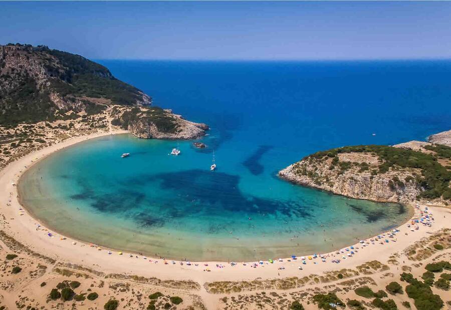 Voikokilia Beach Griechenland