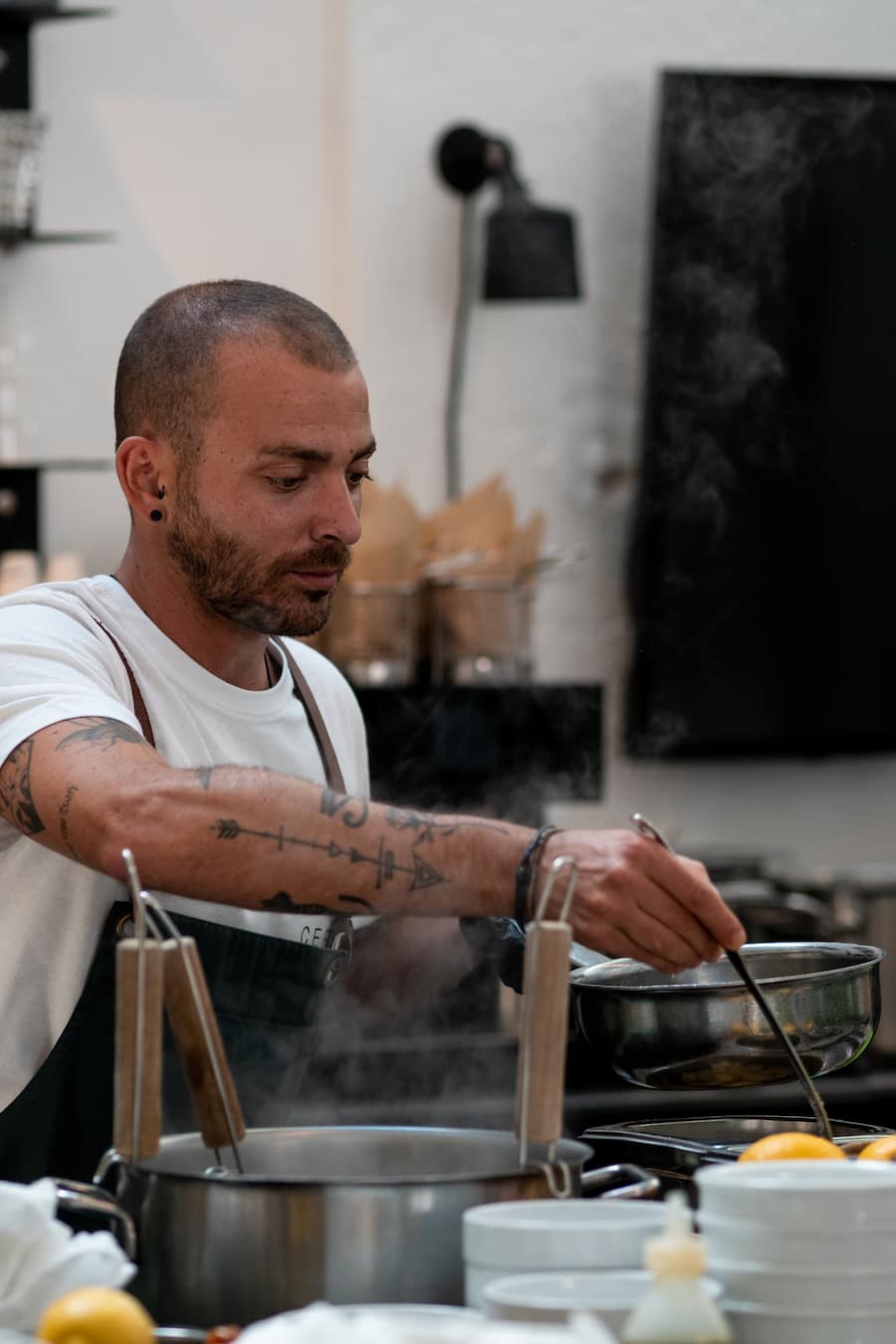 Davide Cretoni, Chefkoch Madre Nostra - Cervo Zermatt, Neues Konzept Beyond Exploring, 2.9.2020 - Copyright Olivia Pulver