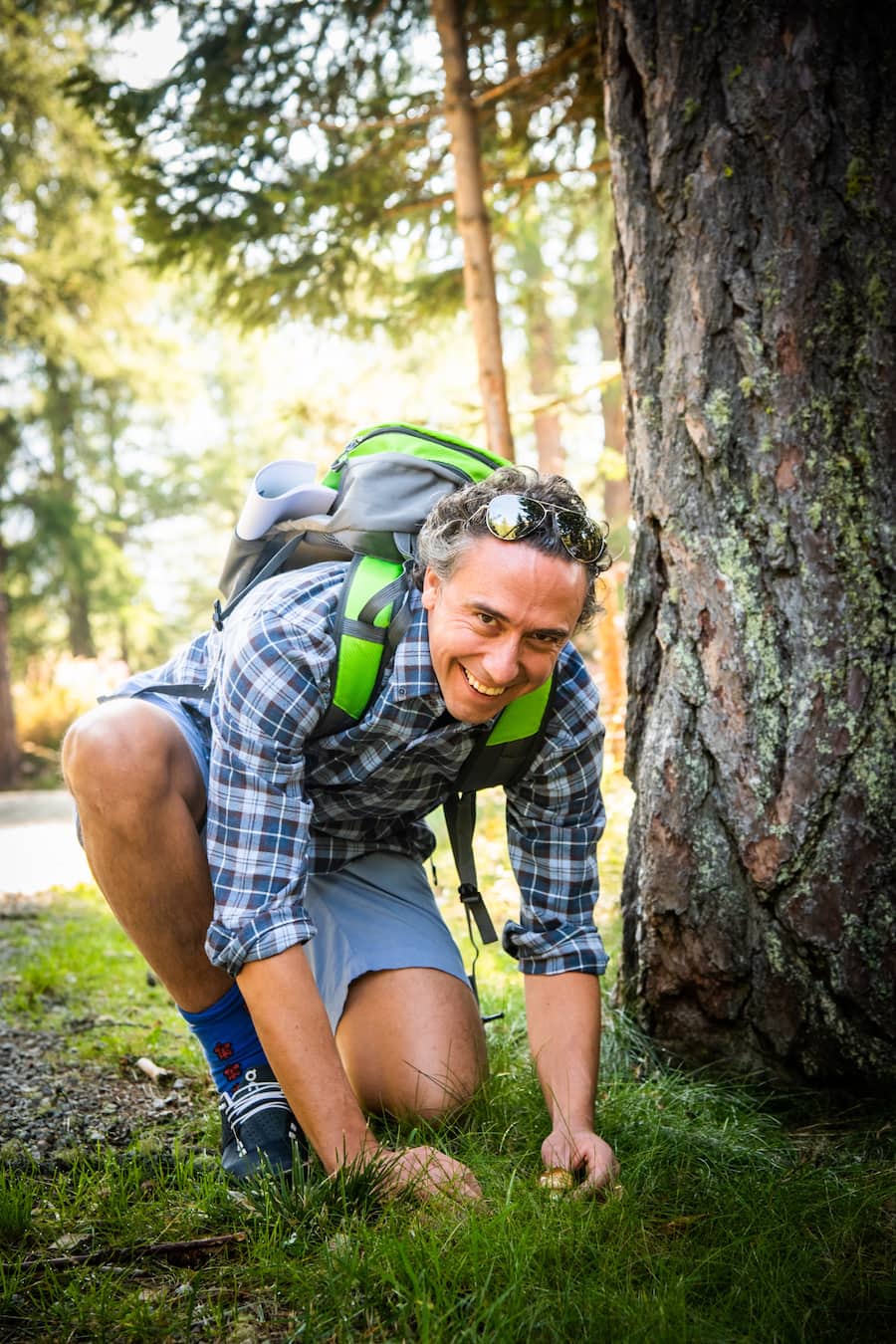 Fabrizio Zanetti wandert in St.Moritz 2020