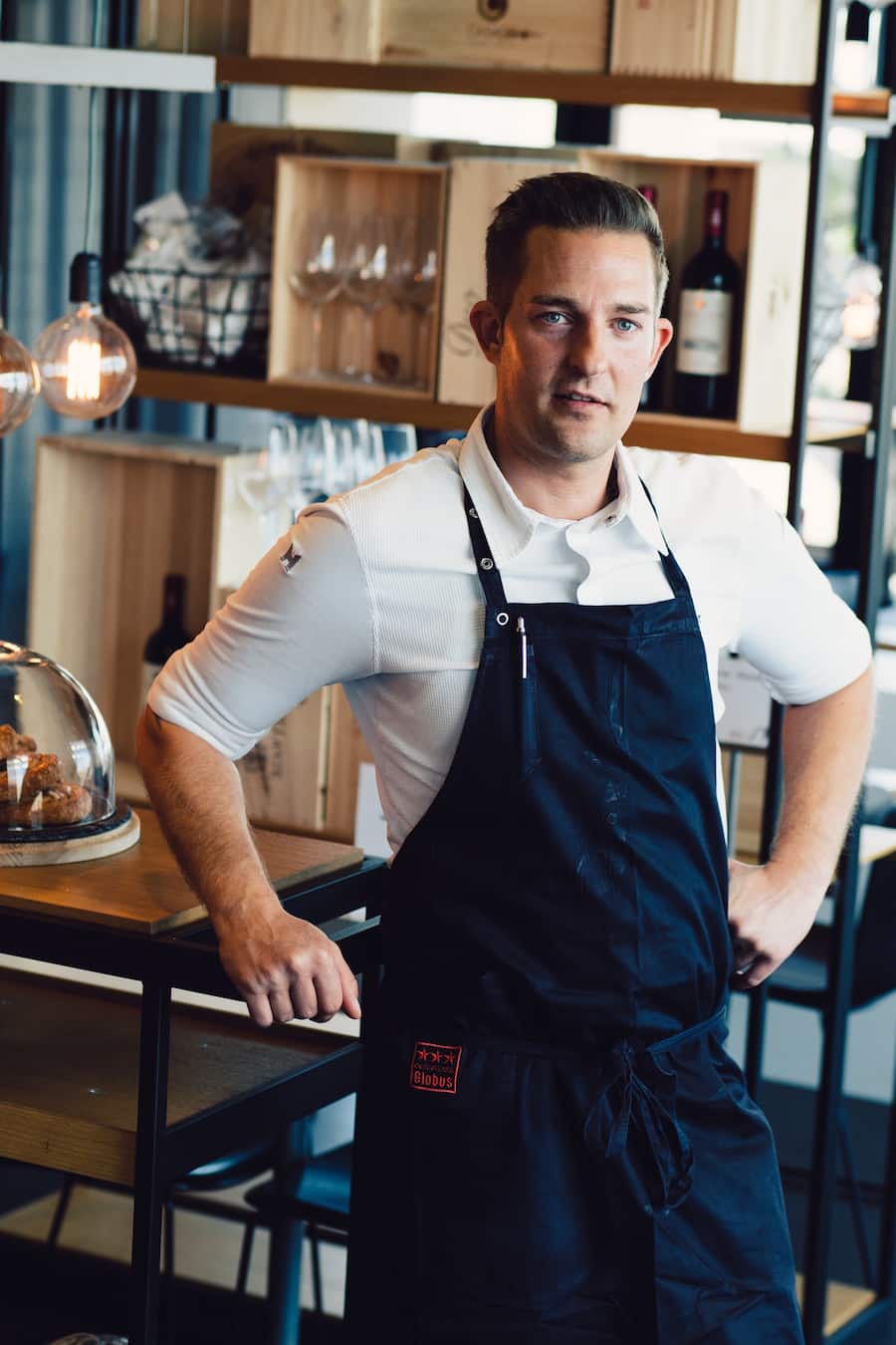 Eric Glauser (Chefkoch Globus Zürich) kocht Süsskartoffeln mit Sauercream und Swisslachs - Mittwoch, 3. Juni 2020 - Copyright Olivia Pulver