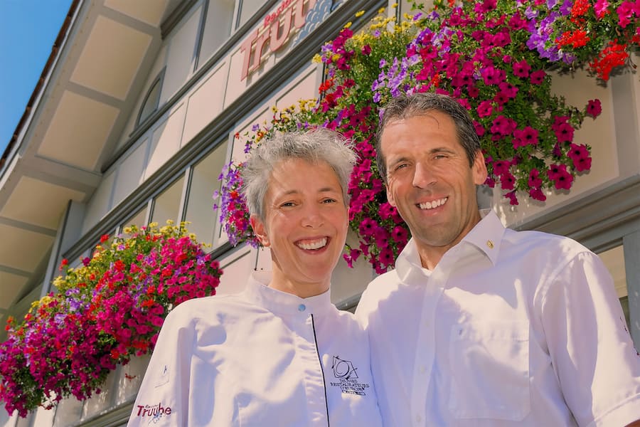 Siliva Manser (Küche) und Thomas Manser (Service)