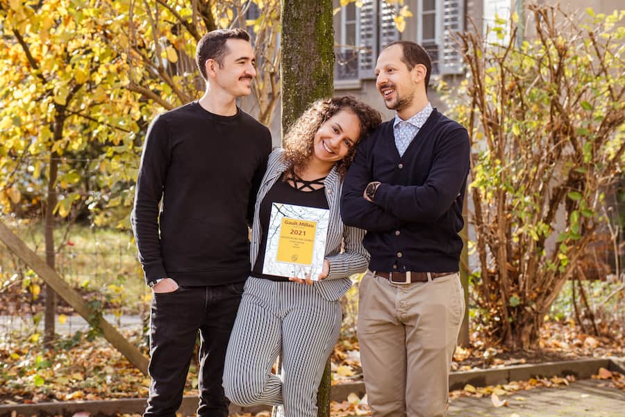 Bernd Vogel, Zizi, Alessandro Scaccia - Zineb Hattab, Restaurant Kle, Zürich ist Entdeckung des Jahres 2021 - 17.11.2020 - Copyright Olivia Pulver