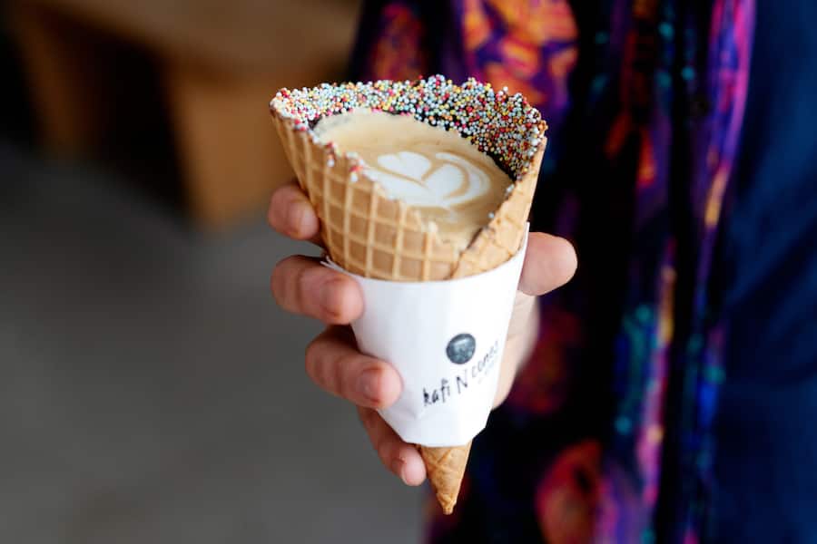 Kafi NCones Zurich Pop-up in der Gelati Tellhof von John Philipp