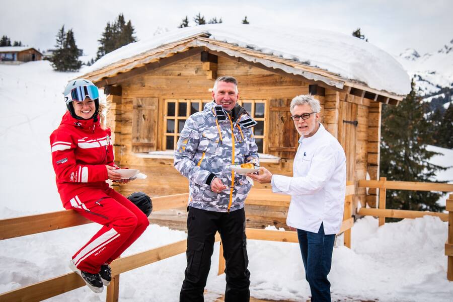 Starchefs Heiko Nieder Gstaad Besuch bei Marcus G. Lindner 2021