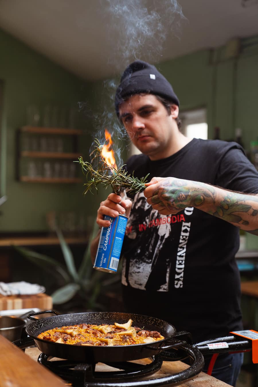 Oscar de Matos, Chefkoch Maihöfli Luzern, kocht mit Luma Fleisch - Freitag, 29.1.2021 - Copyright Olivia Pulver