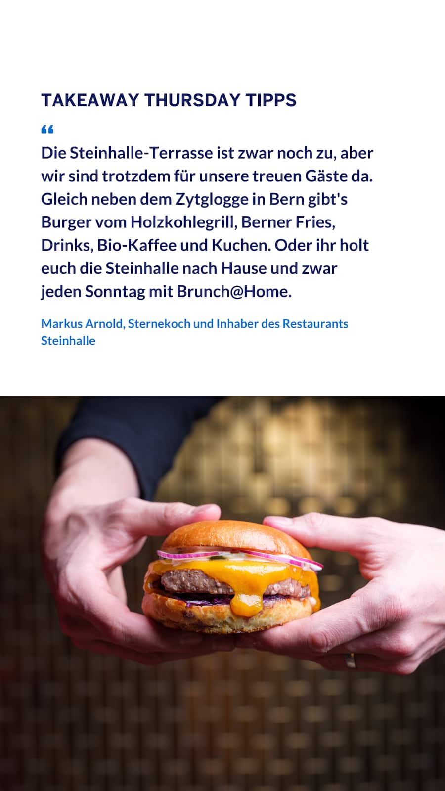 Partner American Express Social Media Aktion #TakeawayThursday April 2021