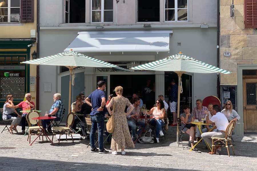 Storchen Terrassen-Report Luzern Dolce Vita, De Ville, Bodu & Barbatti Mai 2021