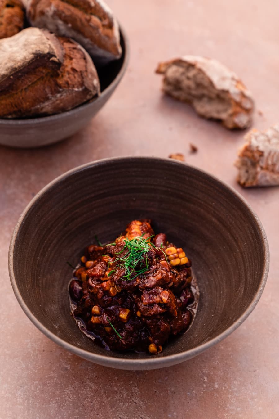 Chili con Carne, Chuck Flap vom Rind von Luma - Tobias Funke, 17-Punkte-Chef in der Fernsicht in Heiden, ist Green-Egg-Profi. - Grillieren mit Tobias Funke auf dem Big Green Egg - 29. März 2021 - Copyright Olivia Pulver