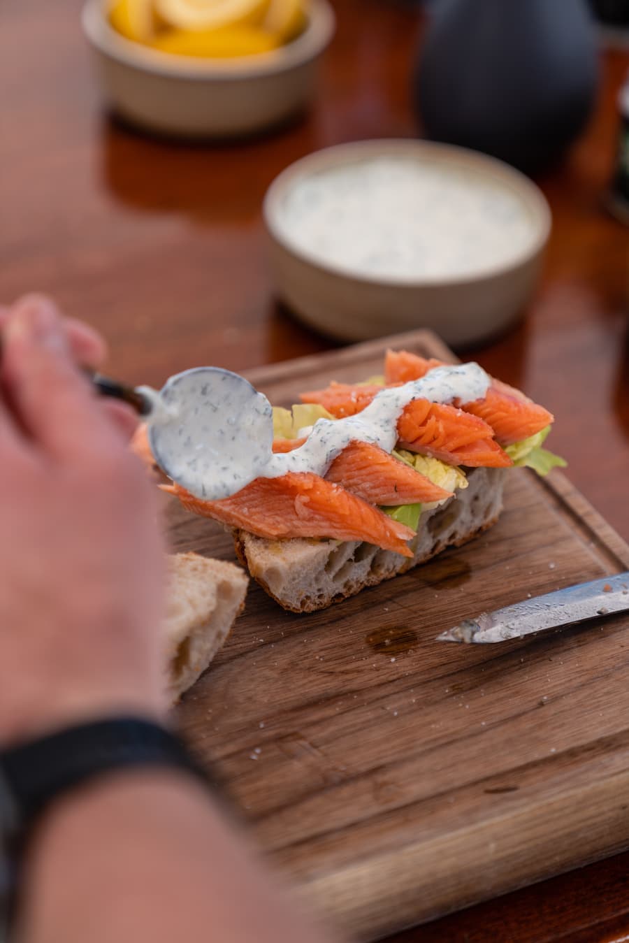 Eismeer Saibling von Luma - Tobias Funke, 17-Punkte-Chef in der Fernsicht in Heiden, ist Green-Egg-Profi. - Grillieren mit Tobias Funke auf dem Big Green Egg - 29. März 2021 - Copyright Olivia Pulver