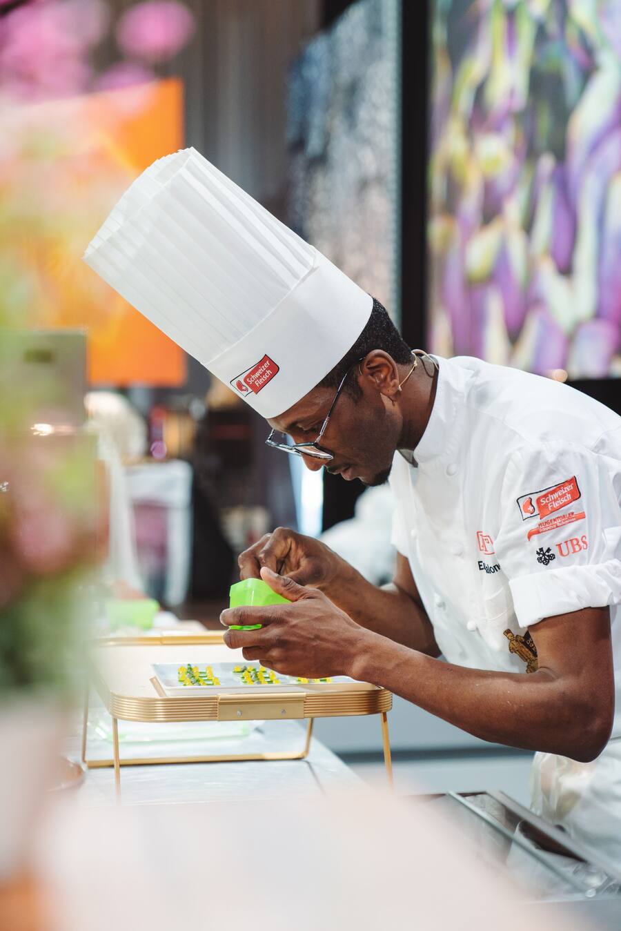 Finalist Euloge Malonga - Finale Goldener Koch, Kursaal Bern - 31.05.2021 - Copyright Olivia Pulver