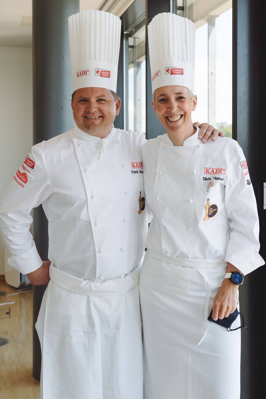 Franck Giovannini, Silvia Manser - Finale Goldener Koch, Kursaal Bern - 31.05.2021 - Copyright Olivia Pulver