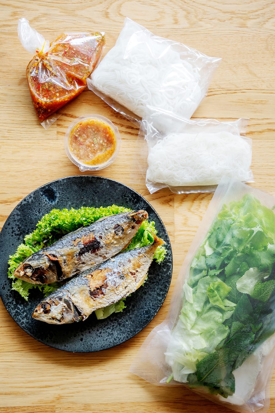 Thailändische Gerichte vom 4 You Thai Streetfood Markt in Zürich