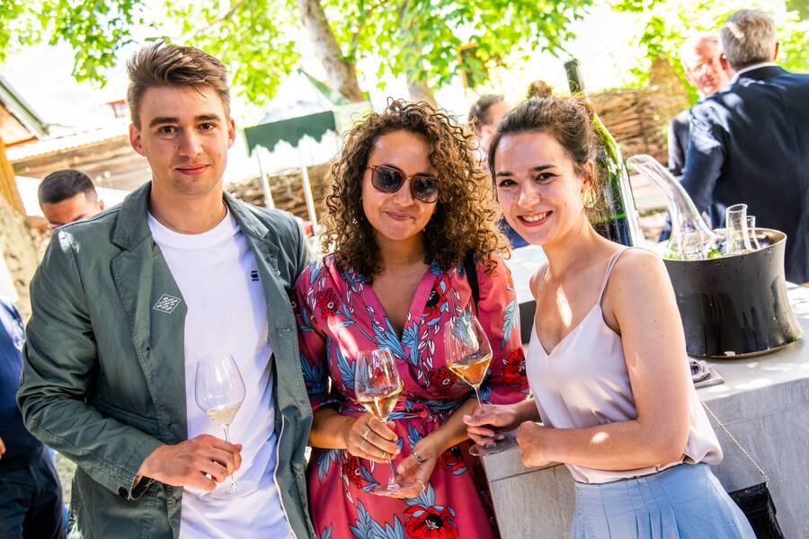 Caminada-Magazin Die Party 2021: Daniel Zeindlhofer, Zizi Hattab, Ines Triebenbacher