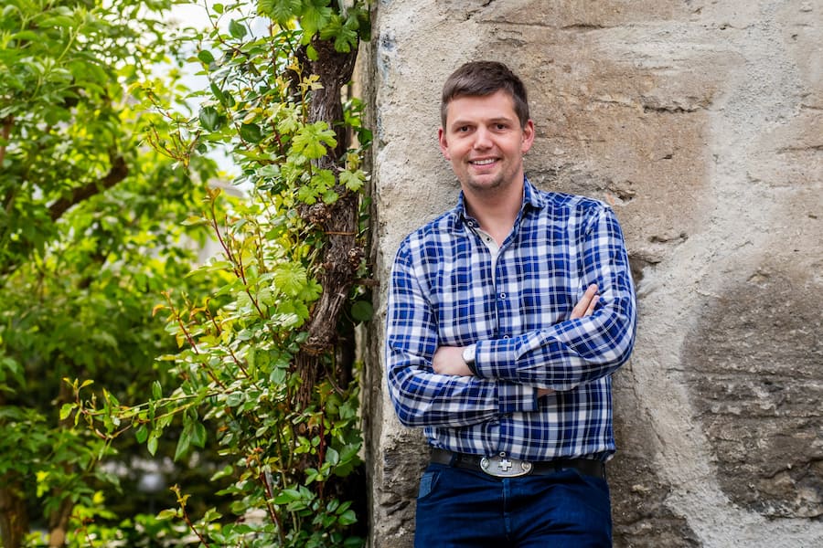 Martin Donatsch Winzer aus der Bündner Herrschaft Juli 2021