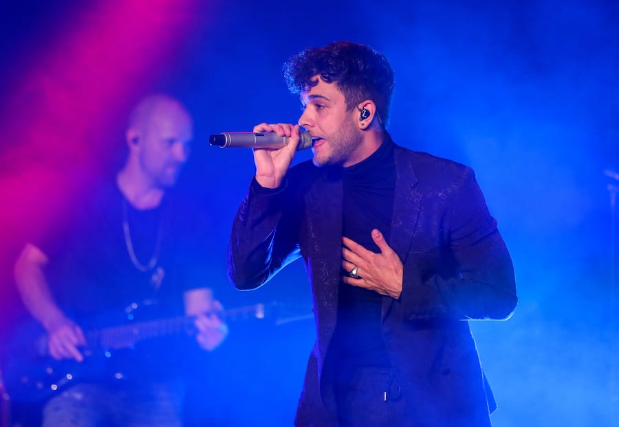 Luca Hänni SI Golf Cup 2021 in Bad Ragaz