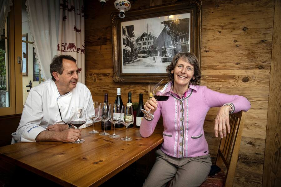 Ad Brienzer-/Thunersee, Richard Stöckli, Alpenblick