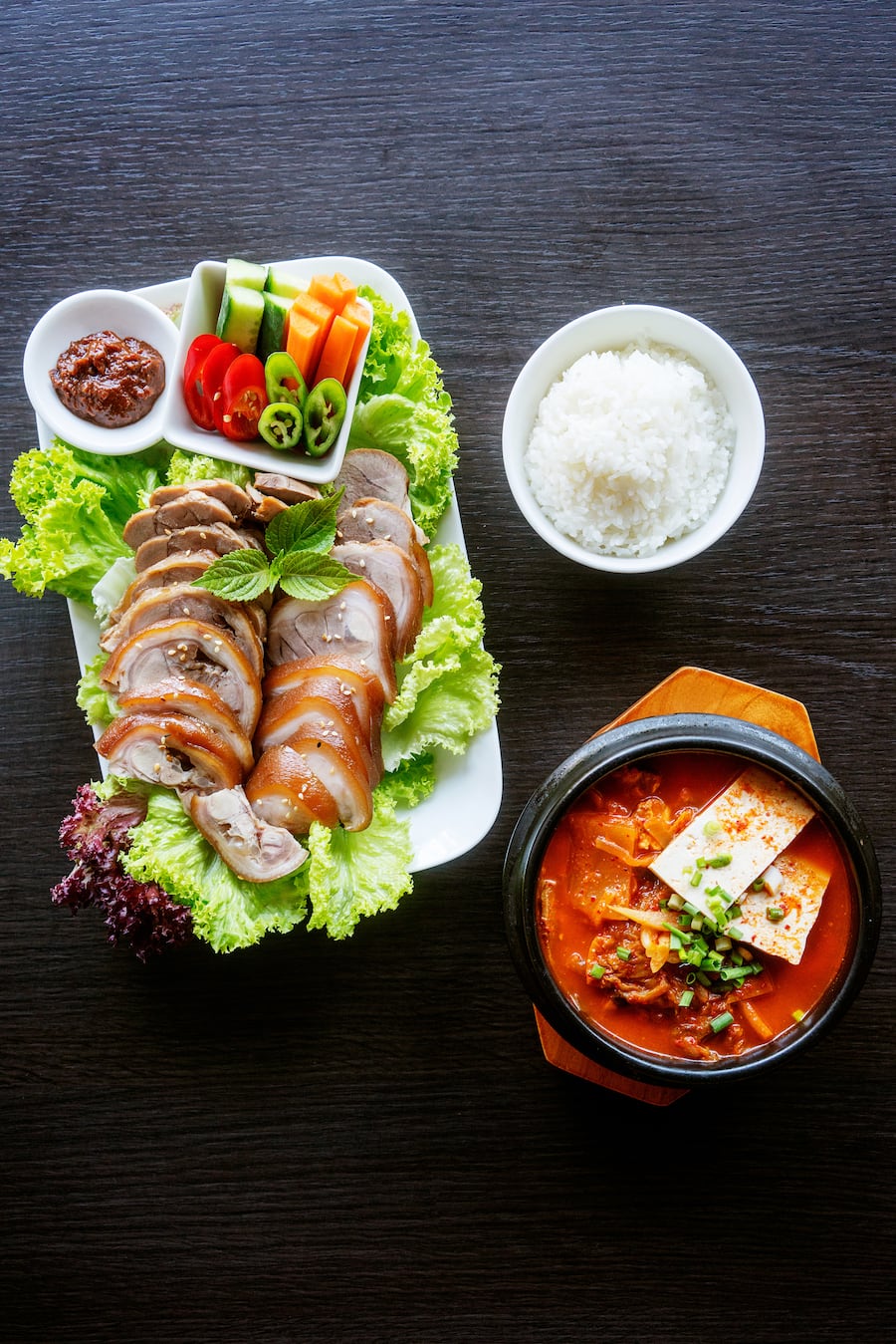 Koreanisches Restaurant Misoga Zurich am Hegibachplatz Jokbal und Kimchi Jjigae
