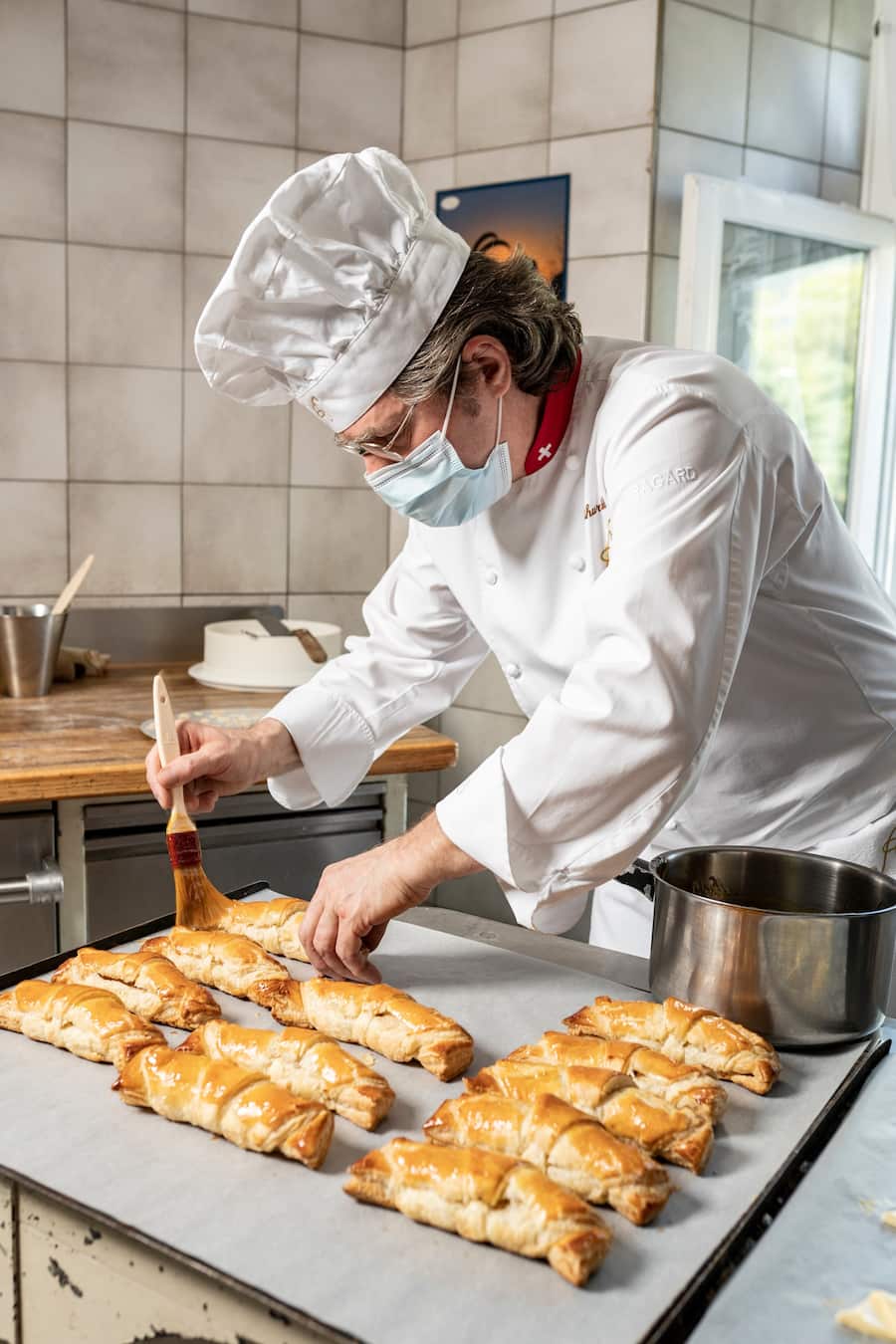 Bühler's Zuckerbäckerei Konditor Arthur Bühler Mandelgipfel September 2021