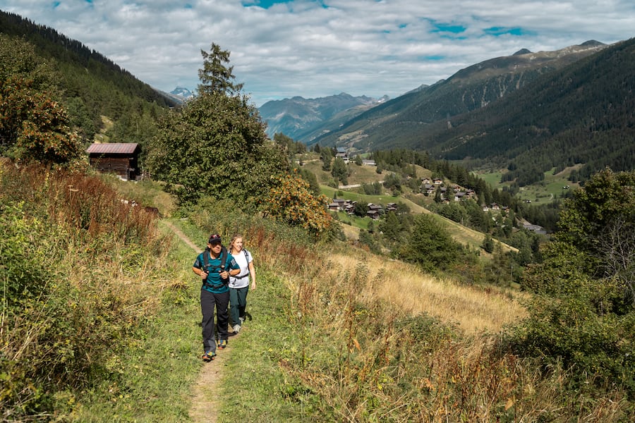Die schönsten Wanderungen Gommer Höhenweg Blitzingen